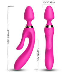 ARMONY - FUCHSIA RABBIT MASSAGER & VIBRATOR