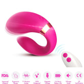 ARMONY - VIBRADOR CRECIENTE PARA PAREJAS CONTROL REMOTO FUCSIA
