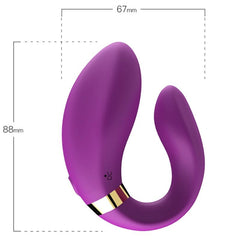 ARMONY - VIBRADOR CRECIENTE PARA PAREJAS CONTROL REMOTO MORADO