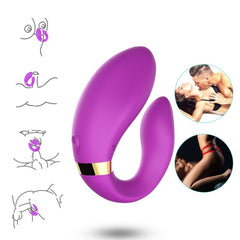 ARMONY - VIBRADOR CRECIENTE PARA PAREJAS CONTROL REMOTO MORADO