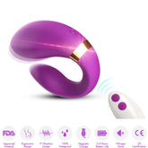 ARMONY - VIBRADOR CRECIENTE PARA PAREJAS CONTROL REMOTO MORADO