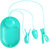 PRETTY LOVE - CAJA SORPRESA CON PINZA DE ELECTROESTIMULACIÓN AZUL