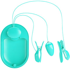PRETTY LOVE - CAJA SORPRESA CON PINZA DE ELECTROESTIMULACIÓN AZUL