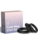 ARMONY - BLACK SILICONE TRIPLE RING