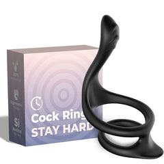 ARMONY - BLACK DOUBLE ANAL RING TAIL