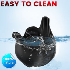 ARMONY - BLACK REMOTE CONTROL VIBRATOR RING WITH SUCTION CUPS