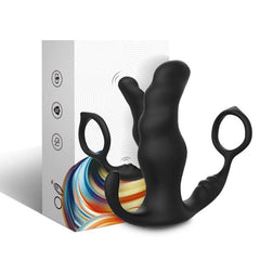ARMONY - KNIGHT ANAL PROSTATE VIBRATOR & RING REMOTE CONTROL BLACK
