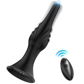 ARMONY - VIBRADOR Y PLUG ANAL CON CONTROL REMOTO NEGRO