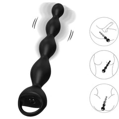 ARMONY - PLUG ANAL VIBRADOR DEDO NEGRO