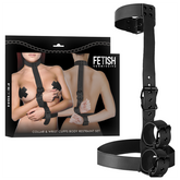 FETISH SUBMISSIVE BONDAGE - JUEGO DE CUELLO CORPORAL Y SUJECIÓN DE MUÑECA