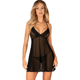 OBSESSIVE - BABYDOLL Y STRING LATINESA XS/S