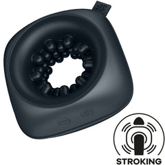 SATISFYER - MASTURBADOR Y VIBRADOR RING STROKER