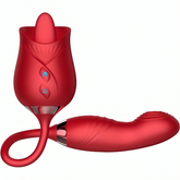 ARMONY - VIBRADOR DE FLORES DELIGHT & BUMPING CON LENGUA ROJA