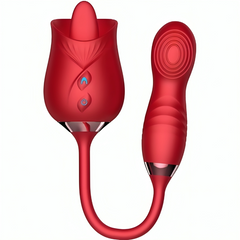ARMONY - VIBRADOR DE FLORES DELIGHT & BUMPING CON LENGUA ROJA
