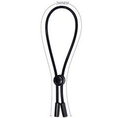 PRETTY LOVE - CORD AND TESTICLES PENIS RING