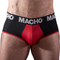 MACHO - CALZÓN MS26N NEGRO/ROJO S
