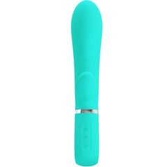 PRETTY LOVE - VIBRATEUR MULTIFONCTION G-SPOT THOMAS VERT AQUA