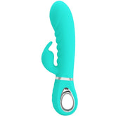 PRETTY LOVE - VIBRADOR MULTIFUNCIÓN PRESCOTT AQUA GREEN PUNTO G