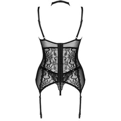 MODA LIVCO CORSETTI - COLECCIÓN GIELLANDRA PARA LOS SENTIDOS CORSÉ + BRAGAS NEGRAS