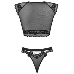 MODA LIVCO CORSETTI - TIMOSAN LC 90631 SUJETADOR + BRAGAS NEGRO