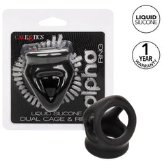 CALEXOTICS - ALPHA DUAL CAGE BLACK RING