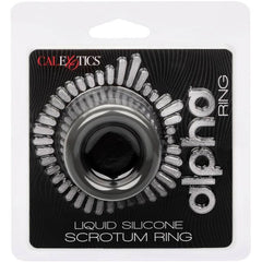 CALEXOTICS - ALPHA BLACK SCROTUM STRETCHING RING