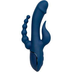 CALEXOTICS - VIBRADOR TRIPLE ORGASMO AZUL