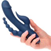 CALEXOTICS - VIBRADOR TRIPLE ORGASMO AZUL