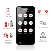 ONINDER - MASTURBADOR MASCULINO RECARGABLE SEÚL 10 VELOCIDADES - APP GRATUITA