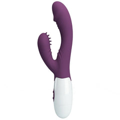 PRETTY LOVE - VIBRADOR CONEJITO ANDRE Y ESTIMULADOR DEL PUNTO G MORADO