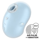 SATISFYER - CUTIE GHOST VIBRADOR POSICIÓN AZUL CLARO