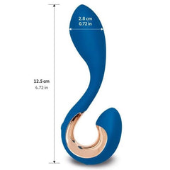 G-VIBE - GPOP 2 G AND P DOT VIBRATOR INDIGO BLUE