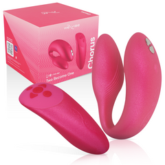 WE-VIBE - VIBRADOR CHORUS PARA PAREJAS CON CONTROL PINK SQUEEZE