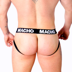 MACHO - MX25NC JOCK NEGRO PIEL S