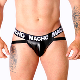 MACHO - MX25NC JOCK NEGRO PIEL S