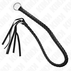 KINK - SNAKE WHIP WITH HAND RING BLACK 65 CM