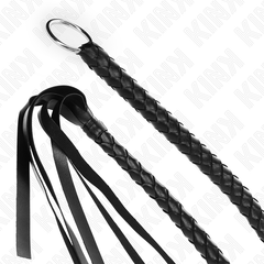 KINK - SNAKE WHIP WITH HAND RING BLACK 65 CM