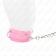 KINK - COLLAR CON CORREA 65 CM CON RESTRICCIONES ROSA 36-42 CM X 5,5 CM