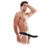 FETISH FANTASY SERIES - FETISH FANTASY CORREA HUECA 19 CM NEGRO