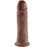 KING COCK - 10 DILDO MARRÓN 25,4 CM