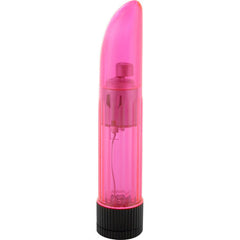 SEVEN CREATIONS - CLEAR CRYSTAL VIBRATOR PINK LADY