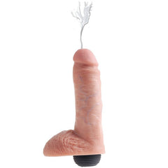KING COCK - PENE EYACULADOR NATURAL REALISTA 20,32 CM