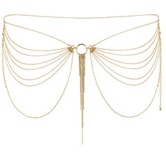 JOYERÍA - MAGNÍFICA JOYERÍA CADENA DE METAL PARA CINTURA DORADA