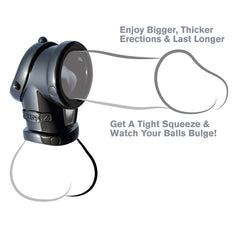 FANTASY C-RINGZ - TUBO PARA LA POLLA CON BOLA ESTIRABLE