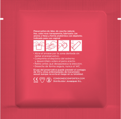 CONFORTEX - STRAWBERRY CONDOM 144 UNITS