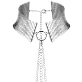 JOYERÍA - COLLAR METALIZADO DESIRE PLATA METALIZADO