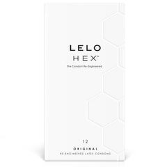 LELO - CAJA DE CONDONES HEXAGONALES 12 UNIDADES