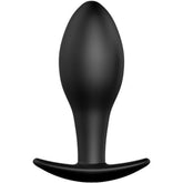 PRETTY LOVE - PLUG ANAL ANCLA DE SILICONA 8,5 CM NEGRO