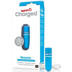 SCREAMING O - RECHARGEABLE VIBRATING BALA VOOOM BLUE