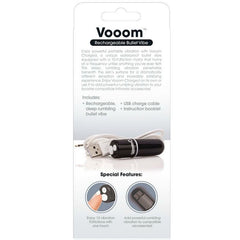 SCREAMING O - BALA VIBREURA RECHARGEABLE VOOOM NOIR
